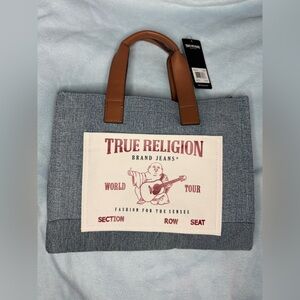 Brand New! True Religion Denim Mini Tote Bag!